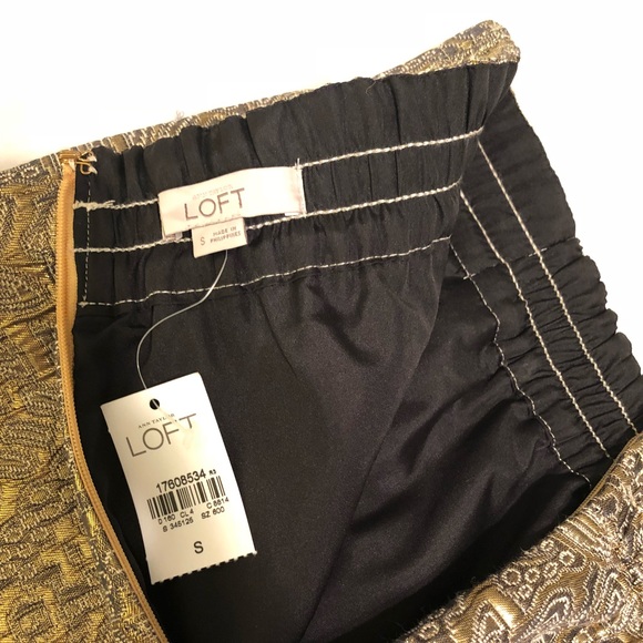 Loft Gold Skirt - Picture 5 of 5